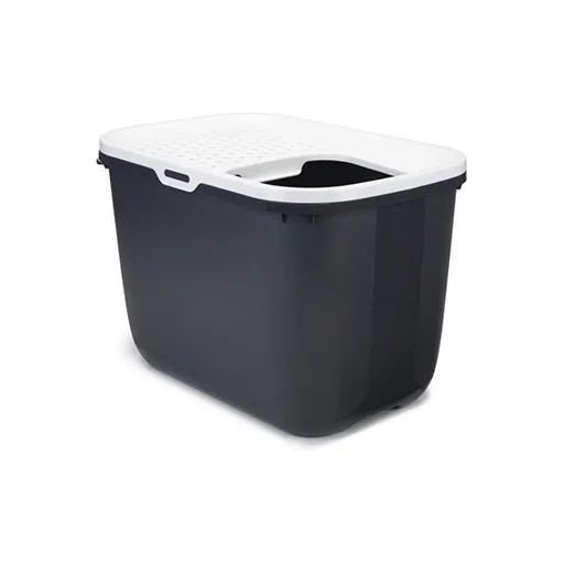 [Savic] Kattenbak Hop In 3 kleuren (Wit/antraciet)