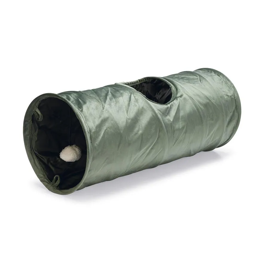 [Designed by Lotte] Tunnel Cylla grijs/groen (Grijs)