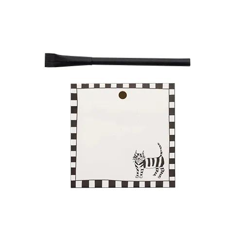 [Helen B] Blocnote XL cat + black pen