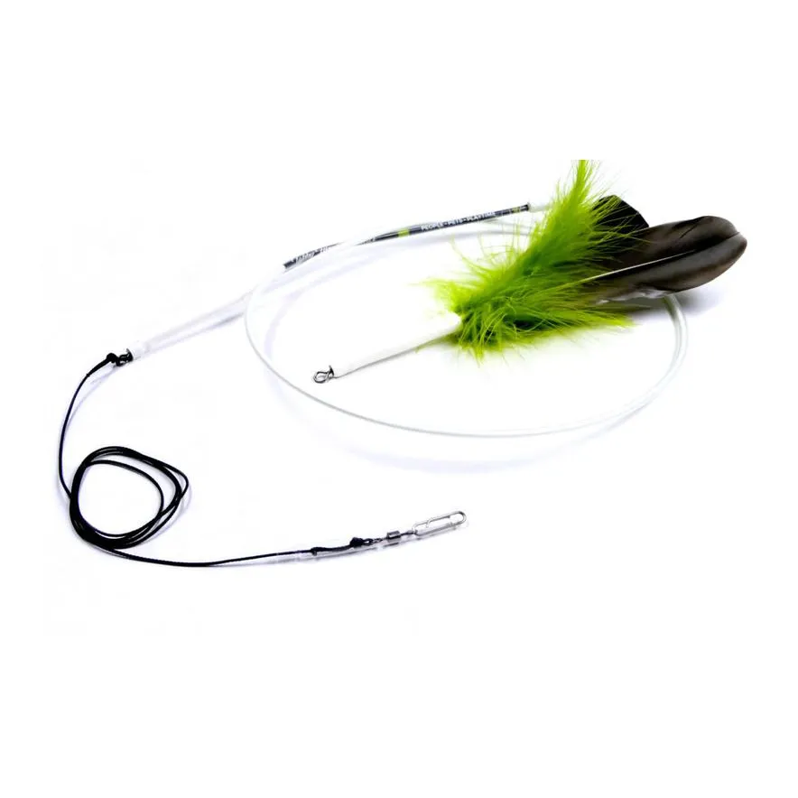 [Tabby Tijger] Hengel met veer 90cm