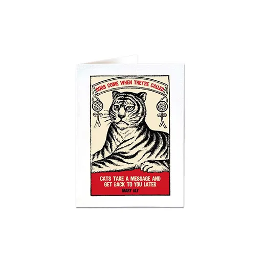 [Kaartjes (Archivist Cards)] Kaart Cats and dogs