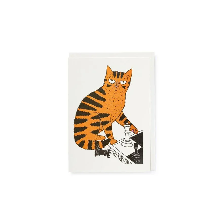 [Kaartjes (Archivist Cards)] Kaart Chess Cat