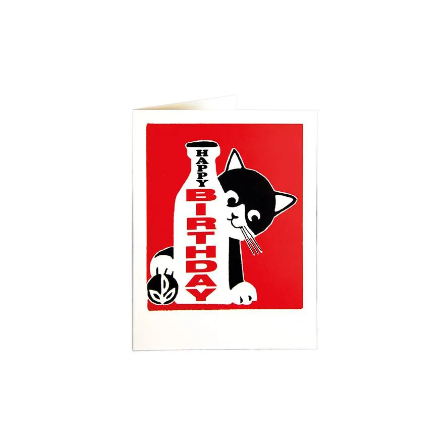 Kaart HB milk bottle