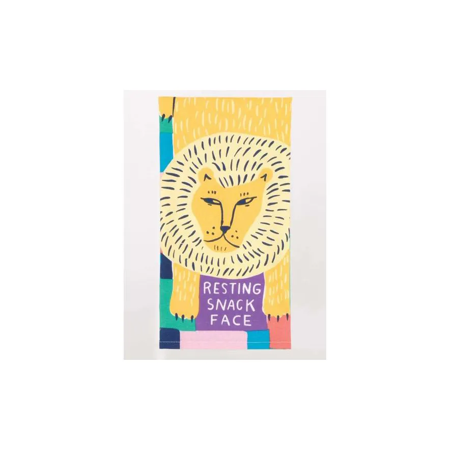 [Blue Q] Keukenhanddoek Resting snack face