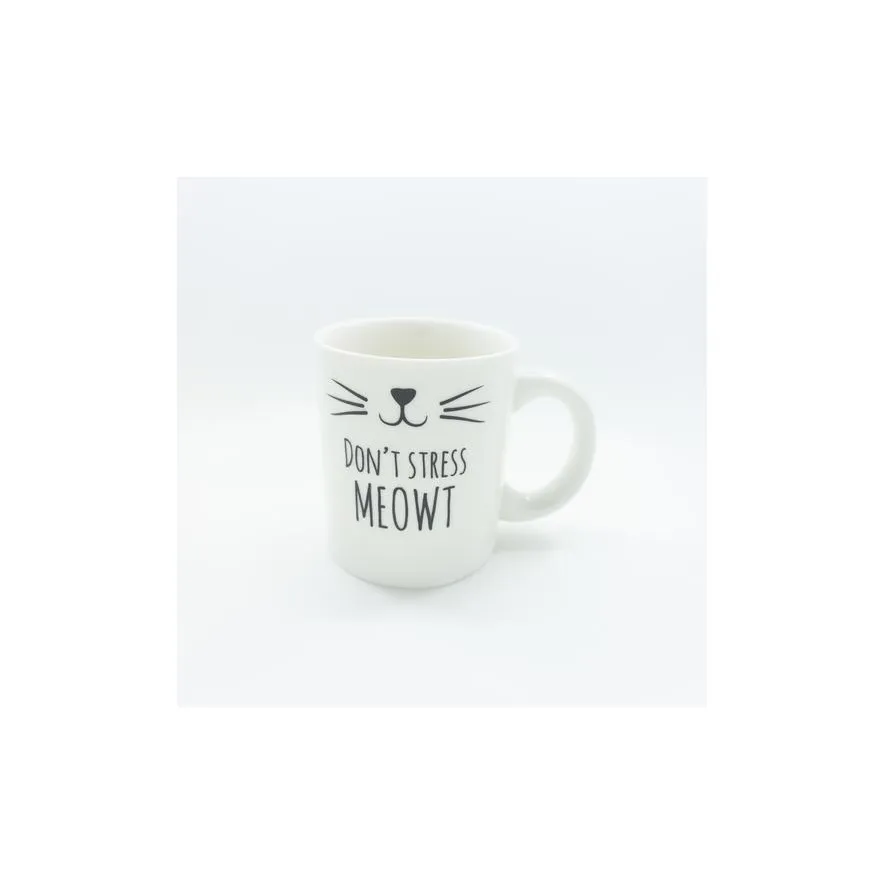 Koffietas "Don't stress meowt"
