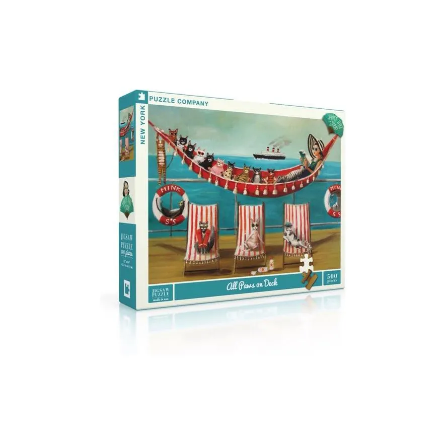 [Puzzle Company] Puzzel All paws on deck 500st.