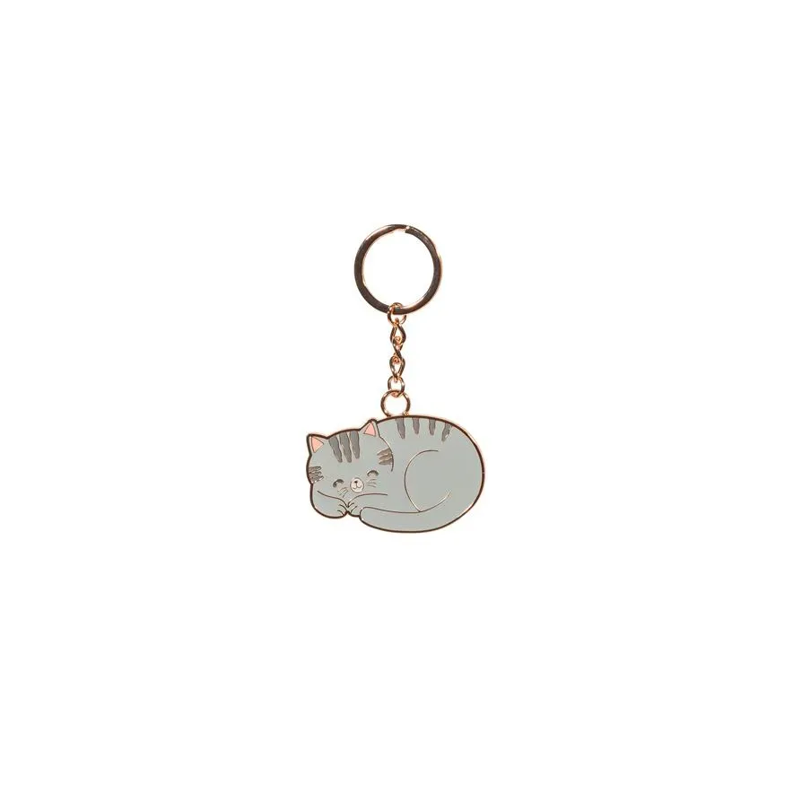 [Sass&belle] Sleutelhanger grijze kat