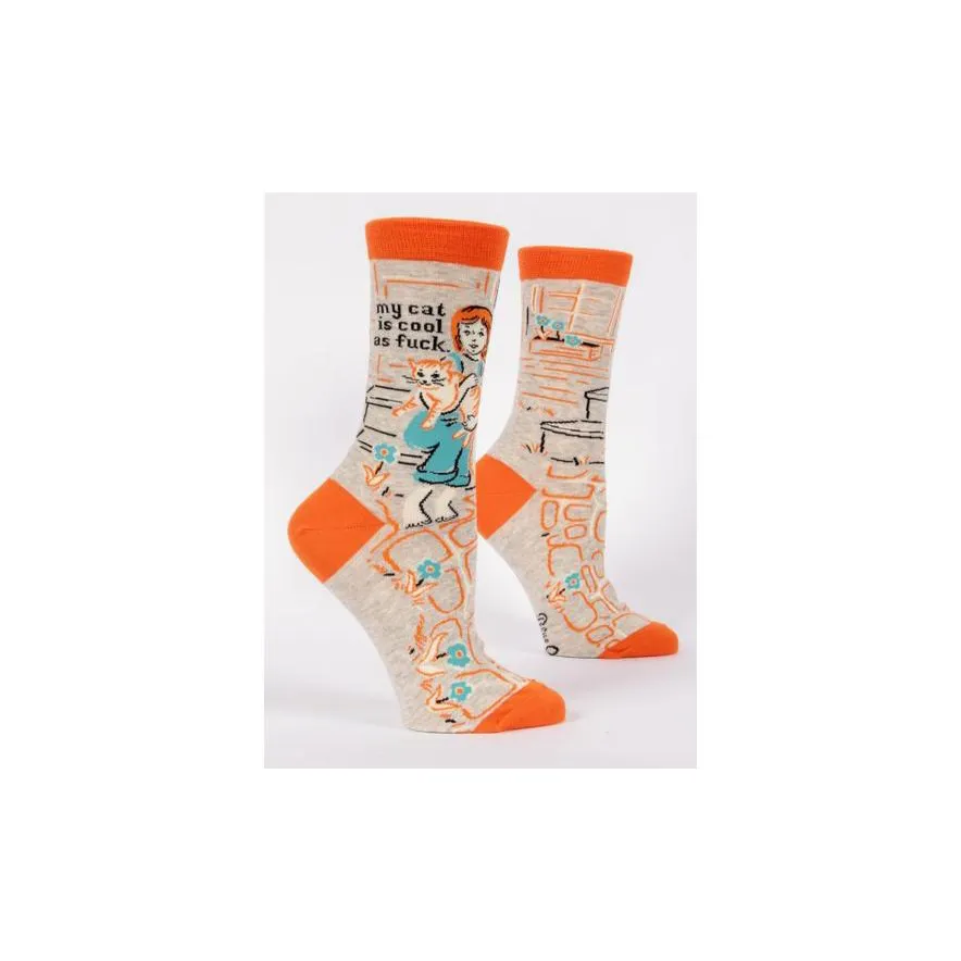 [Blue Q] Sokken My cat is cool as fuck