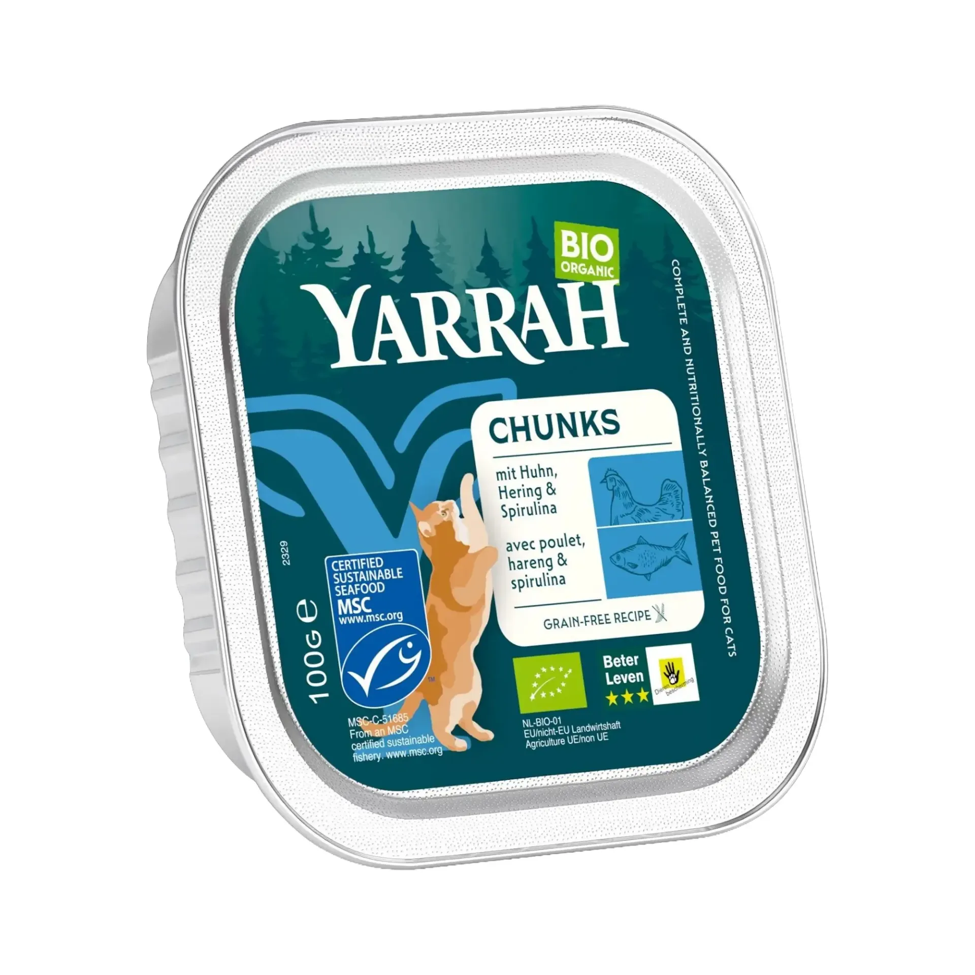 Vlootje Chunks kip en haring