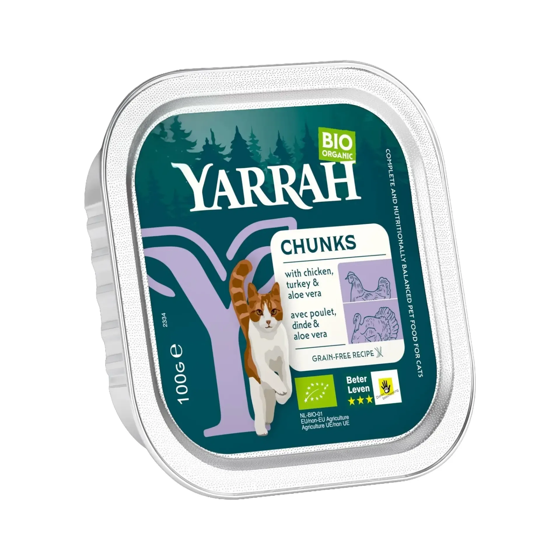 [Yarrah] Vlootje Chunks kip en kalkoen